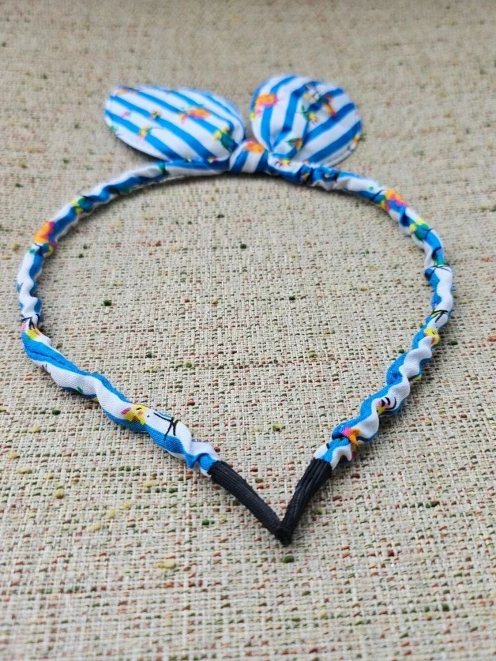 Rabbit Ear Headbands Floral Pattern Cute Cool Girl Bunny Head Band New Unbranded